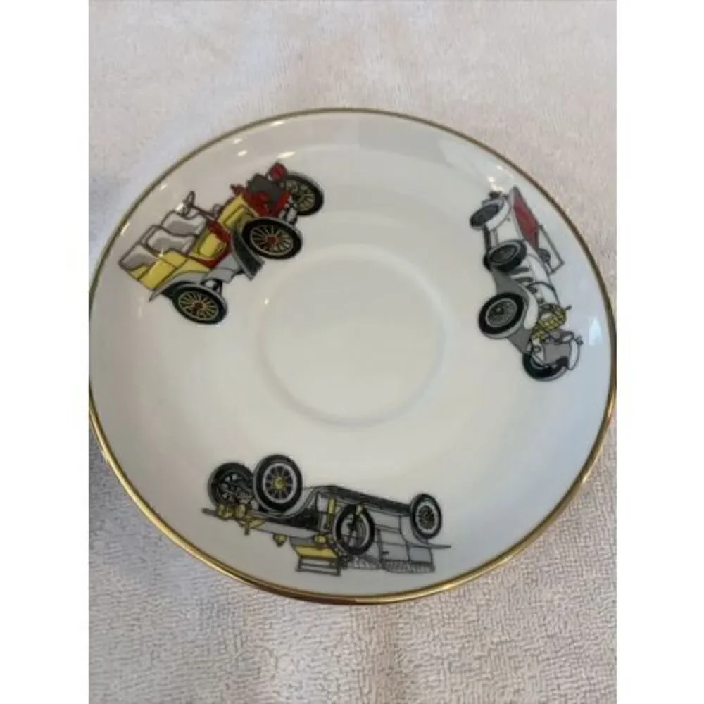 Princess House Exclusive~Vista Alegre Portugal~Vintg Car cup & saucer~Numbered